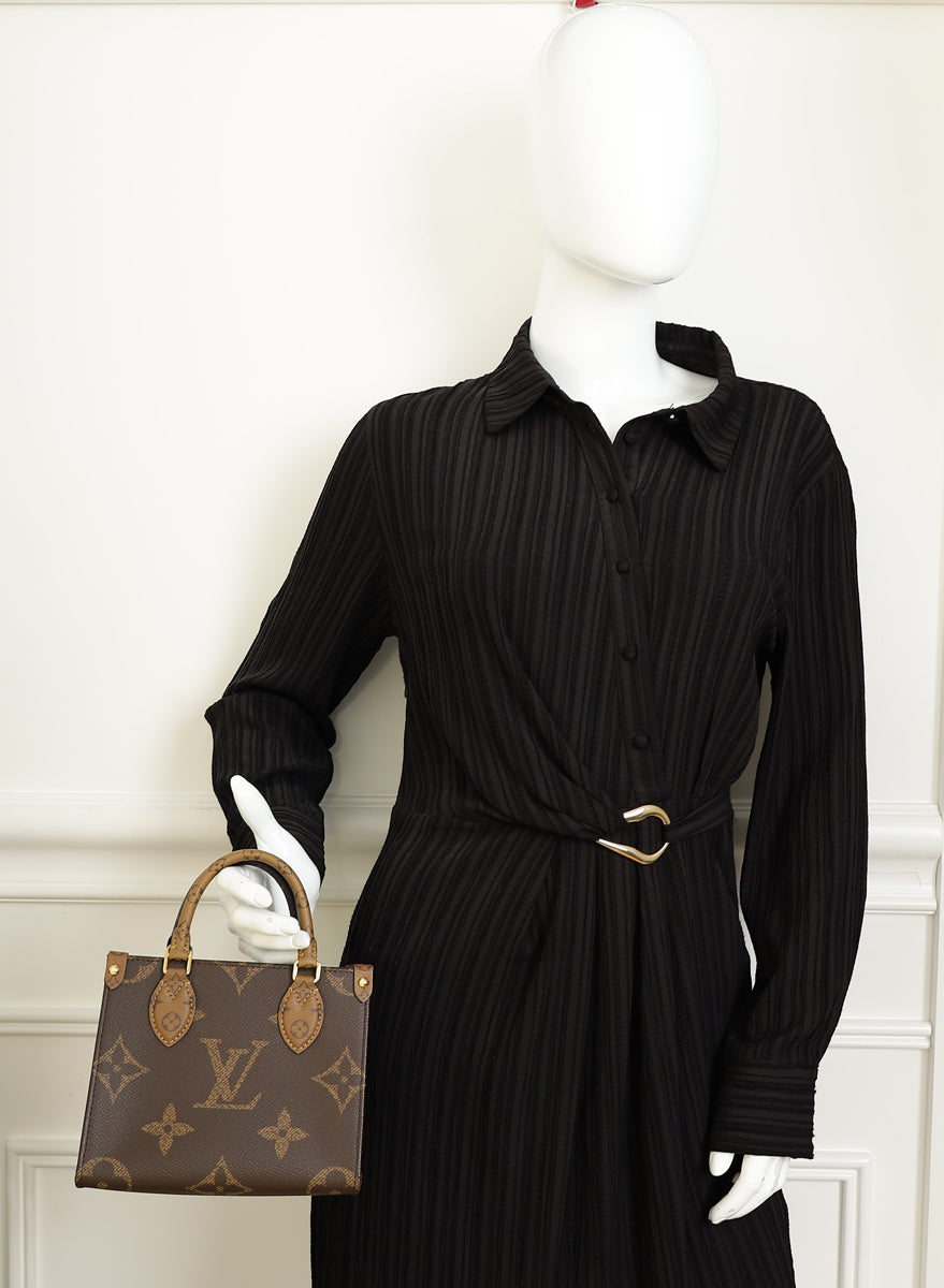 Louis Vuitton Brown Monogram Reverse Onthego BB Bag