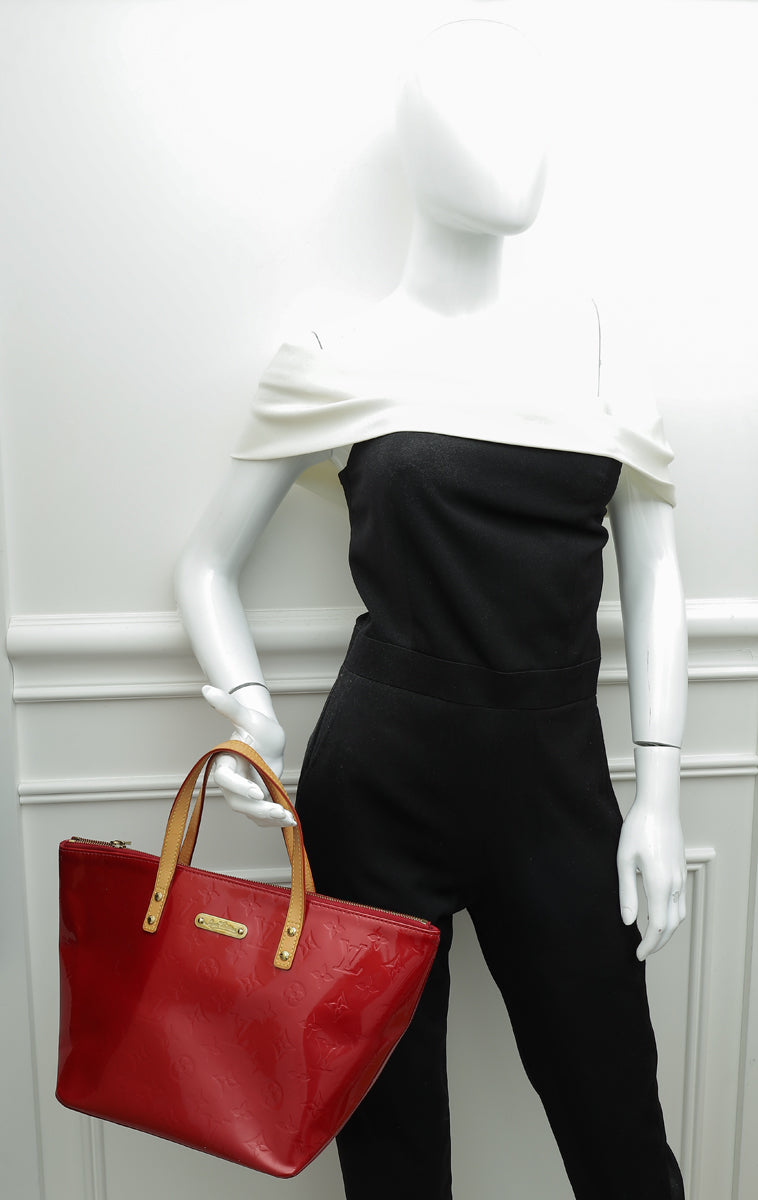 Louis Vuitton Monogram Vernis Alma BB Pomme d'Amour Shoulder Bag