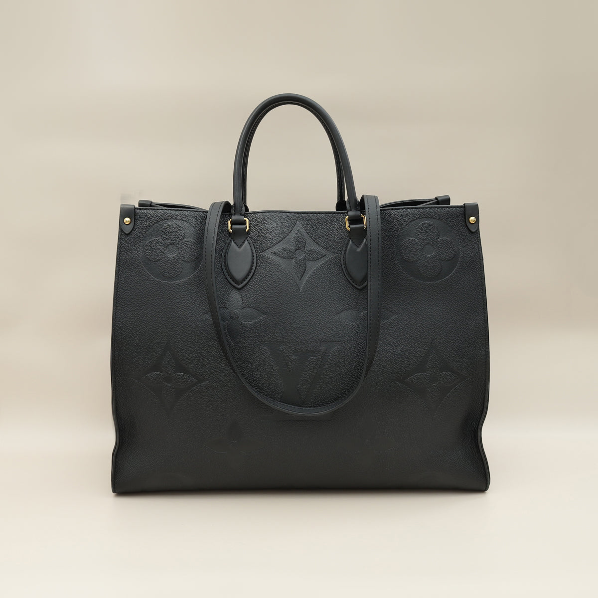 Louis Vuitton Black Monogram Empreinte Onthego GM Bag-Louis Vuitton-THE CLOSET
