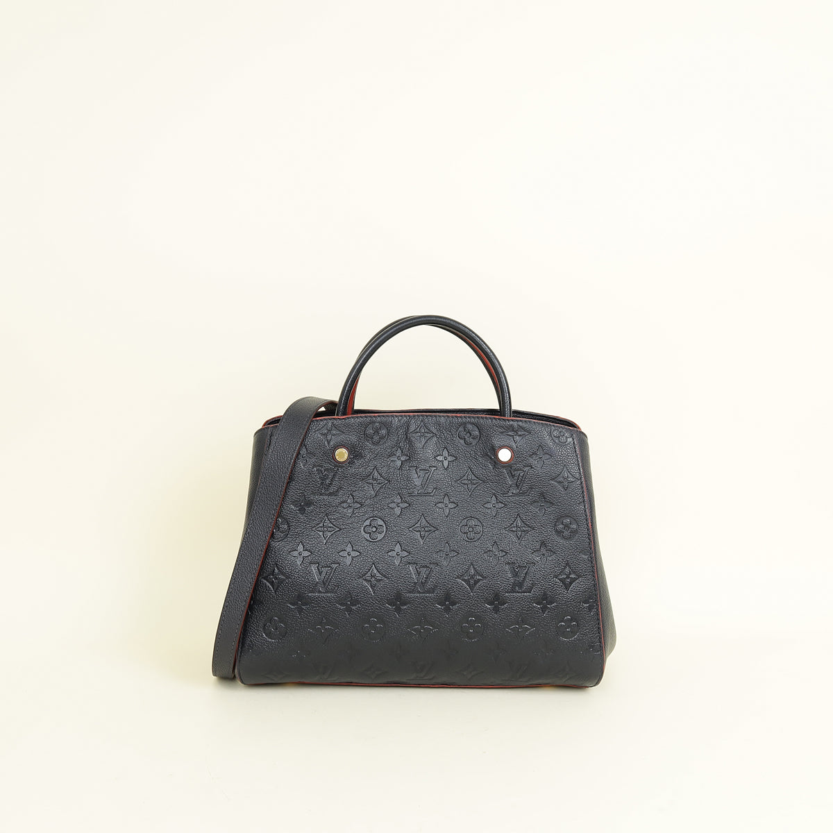 Louis Vuitton Navy Blue Empreinte Montaigne BB Bag