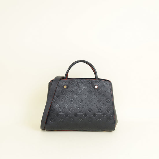 Louis Vuitton Navy Blue Empreinte Montaigne BB Bag