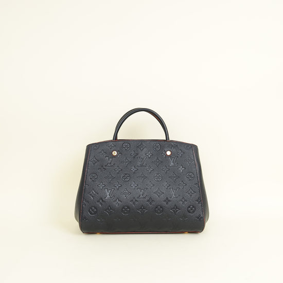 Louis Vuitton Navy Blue Empreinte Montaigne BB Bag