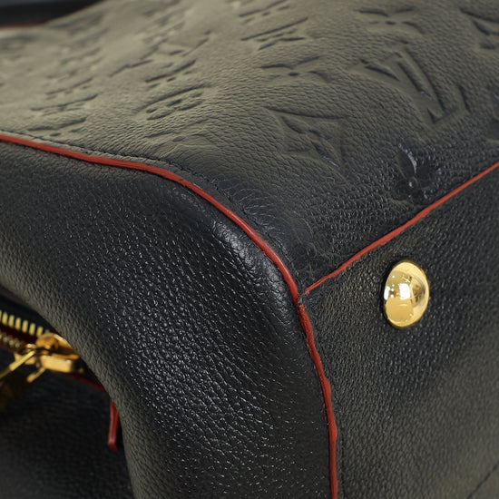 Louis Vuitton Navy Blue Empreinte Montaigne BB Bag