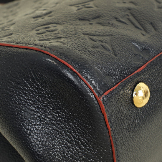 Louis Vuitton Navy Blue Empreinte Montaigne BB Bag