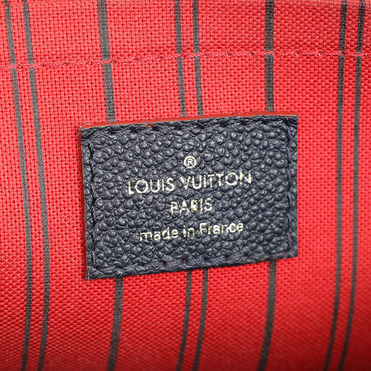 Louis Vuitton Navy Blue Empreinte Montaigne BB Bag
