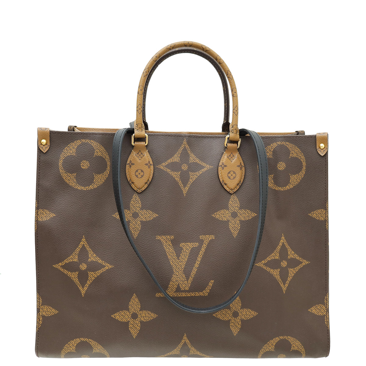 Louis Vuitton Bicolor Monogram Reverse Onthego GM Bag-Louis Vuitton-THE CLOSET