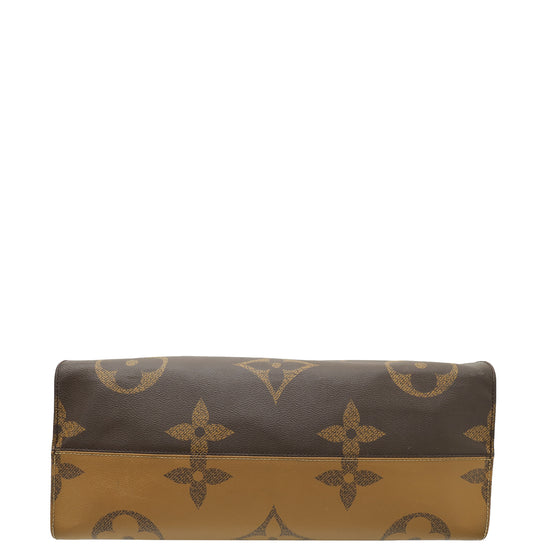 Louis Vuitton Bicolor Monogram Reverse Onthego GM Bag