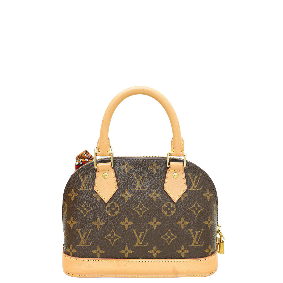 Louis Vuitton Monogram Alma BB Bag w/ Twilly