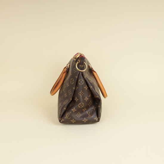 Louis Vuitton Monogram Fuchsia Pallas MM Tote Bag