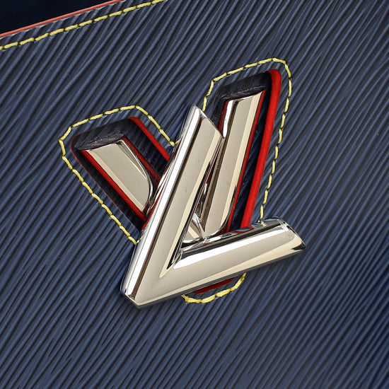 Louis Vuitton Indigo Blue Twist Tote Bag W/ NK Initials