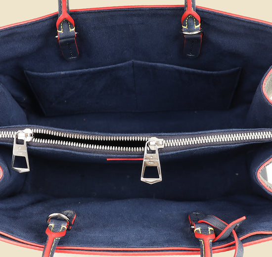 Louis Vuitton Indigo Blue Twist Tote Bag W/ NK Initials