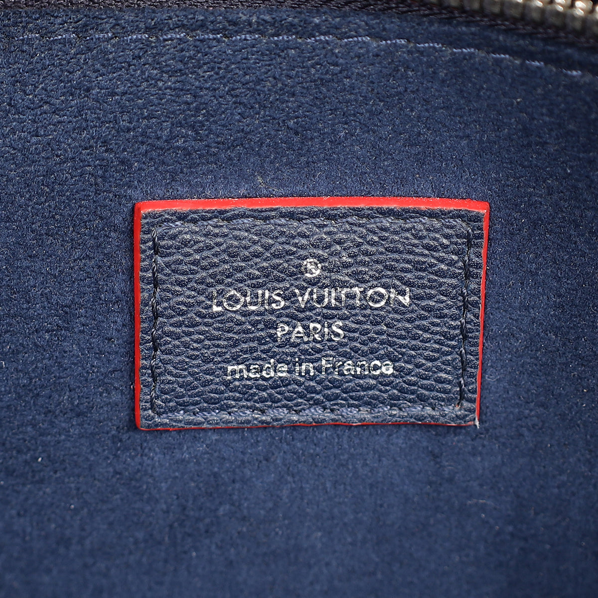 Louis Vuitton Indigo Blue Twist Tote Bag W/ NK Initials