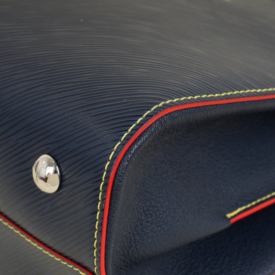 Louis Vuitton Indigo Blue Twist Tote Bag W/ NK Initials