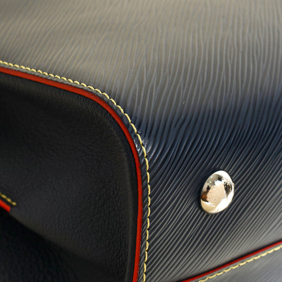 Louis Vuitton Indigo Blue Twist Tote Bag W/ NK Initials