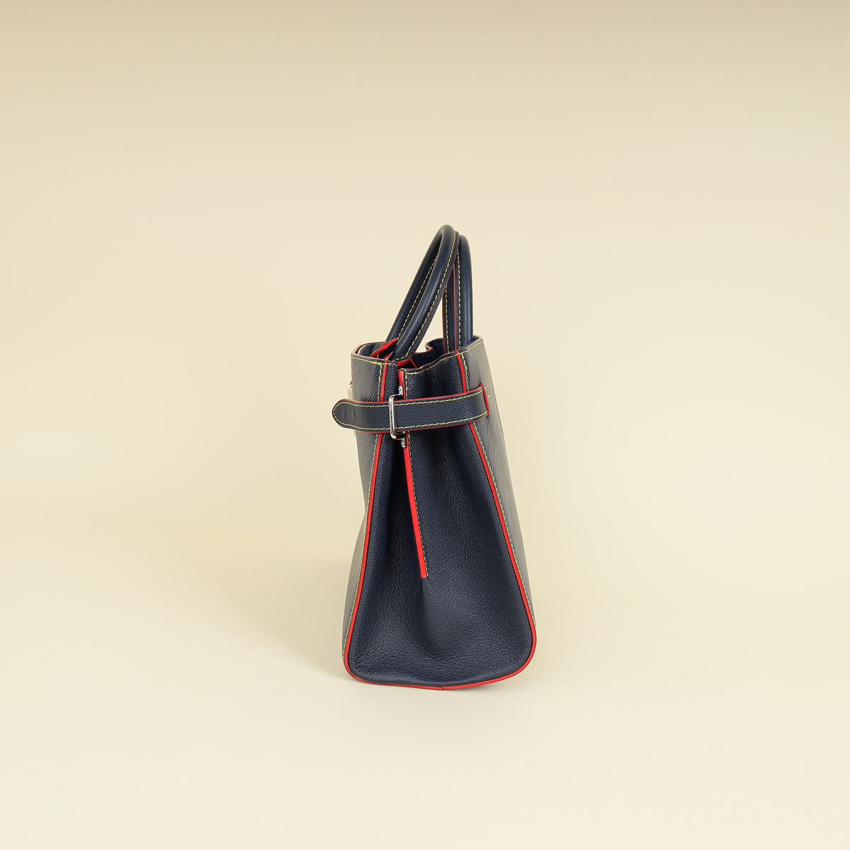 Louis Vuitton Indigo Blue Twist Tote Bag W/ NK Initials