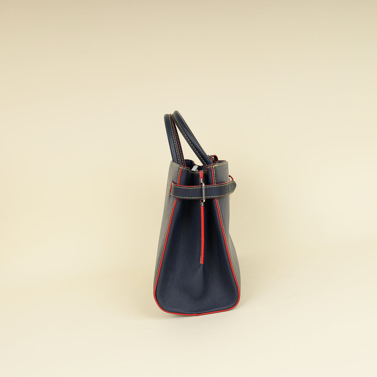 Louis Vuitton Indigo Blue Twist Tote Bag W/ NK Initials