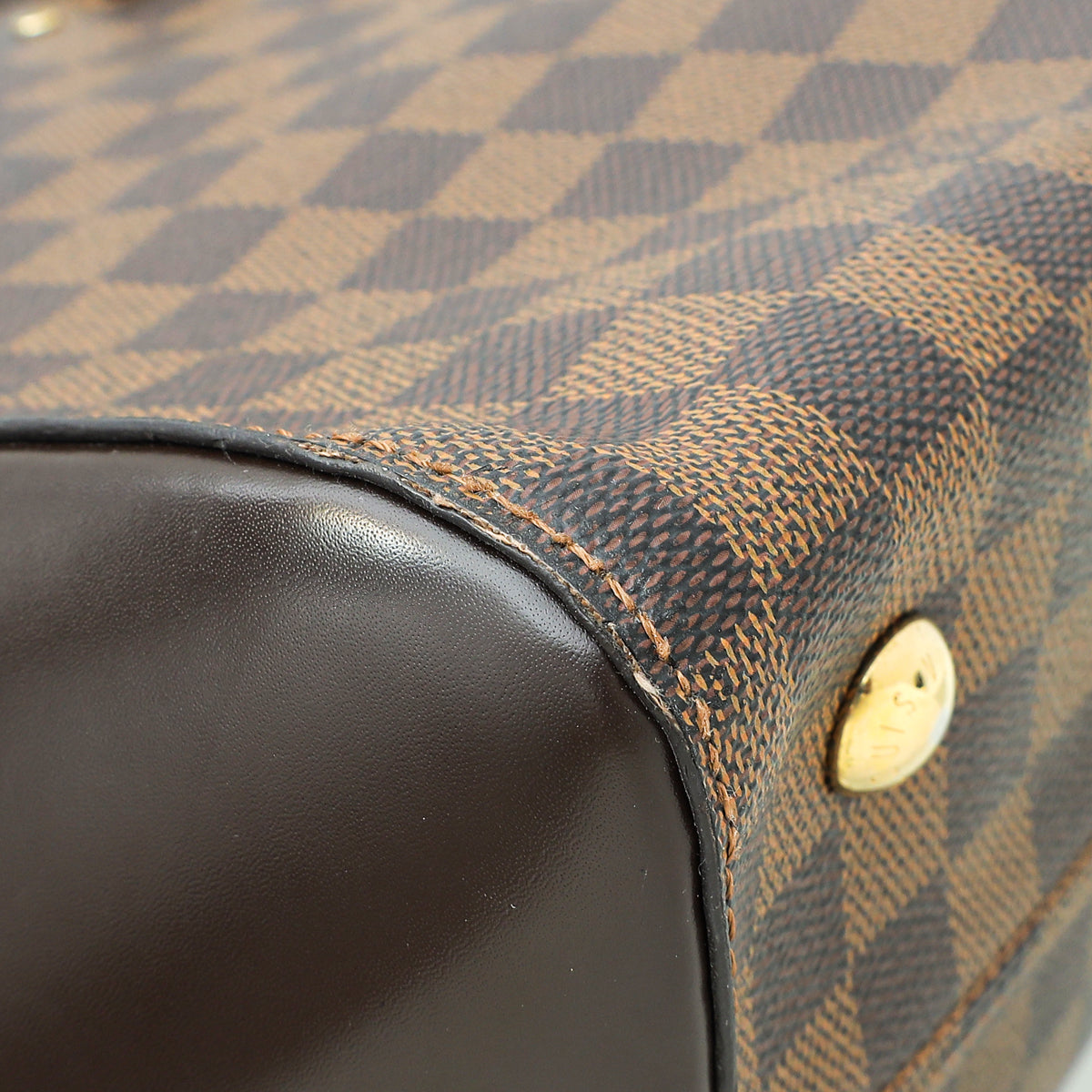 Louis Vuitton Damier Ebene Rivoli MM Brown Ladies Tote Handbag - Chronostore