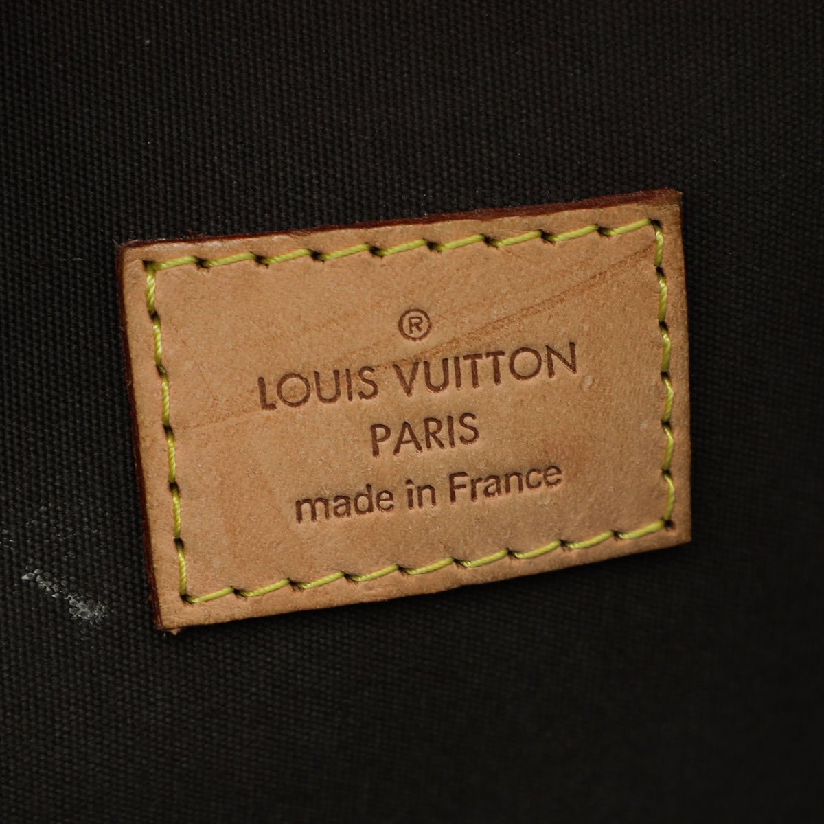 Louis Vuitton Vert Olive Monogram Vernis Alma GM Bag