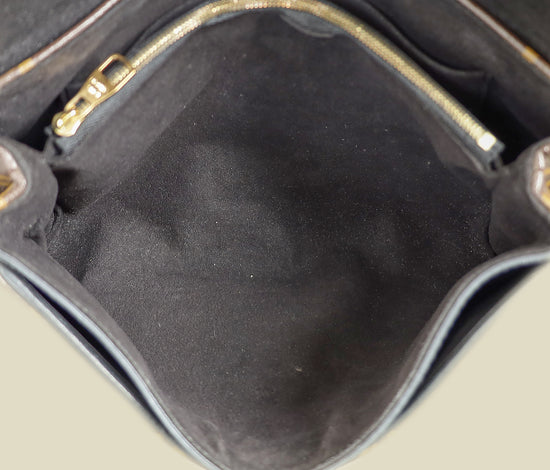 Louis Vuitton Monogram Black Pallas Chain Bag