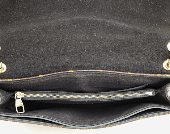 Louis Vuitton Monogram Black Pallas Chain Bag