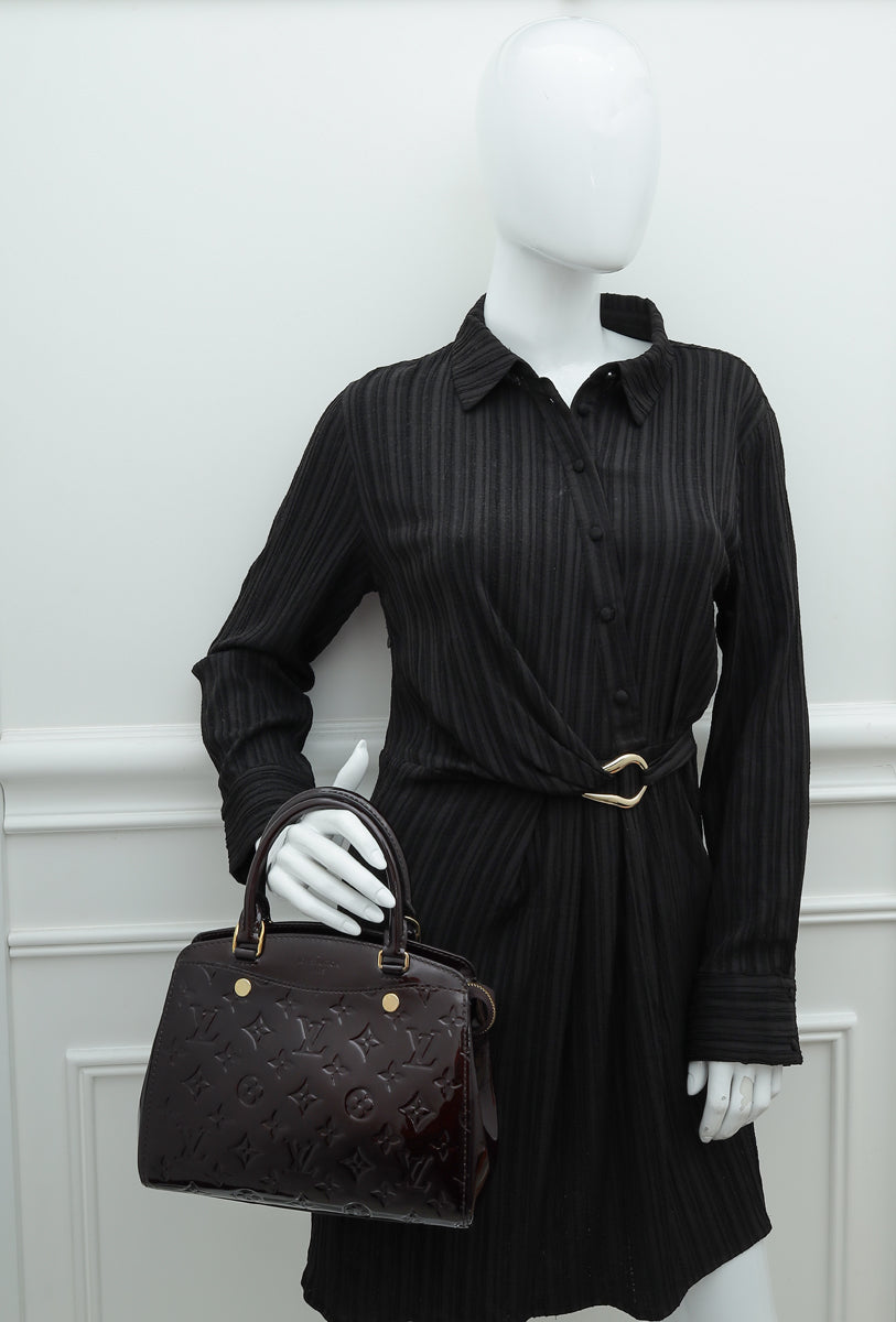 Louis Vuitton Amarante Monogram Vernis Brea NM PM Bag