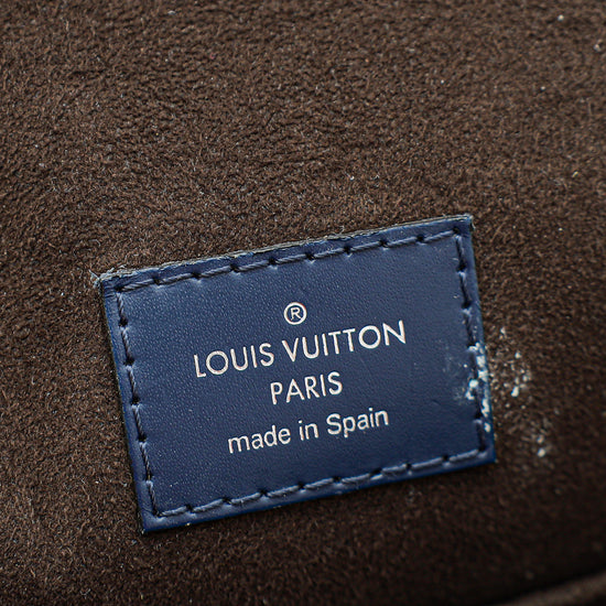 Louis Vuitton Blue Marine Cluny MM Bag