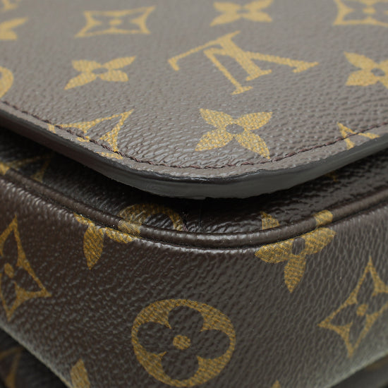 Louis Vuitton Monogram Pochette Metis Bag W/ Twilly