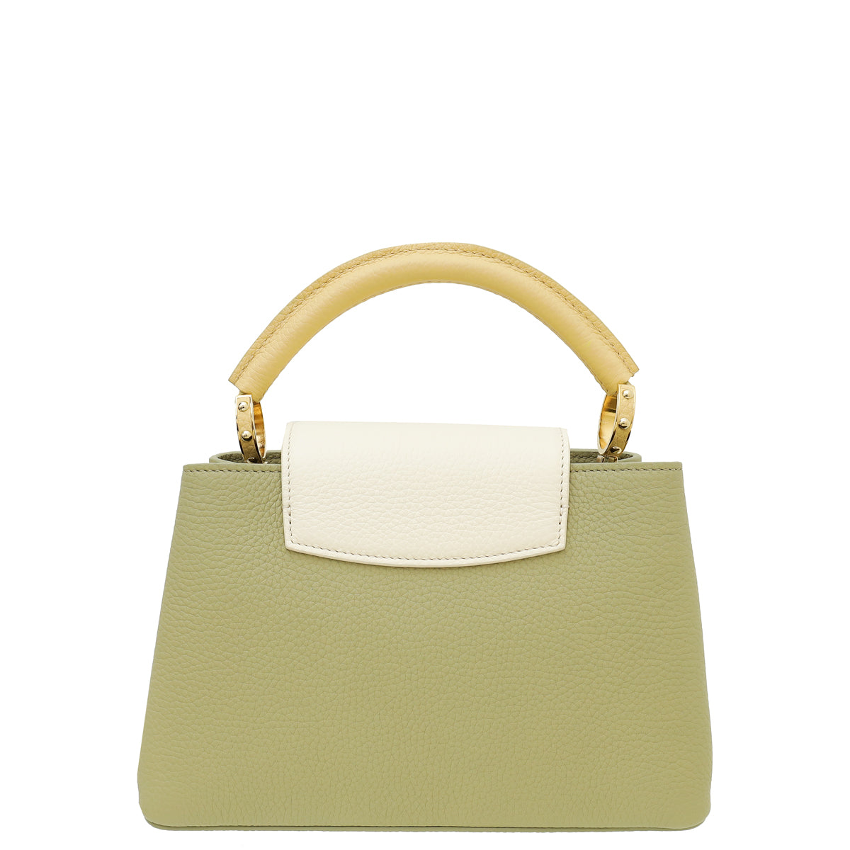 Louis Vuitton Tricolor Capucines BB Adorned Bag W/ Enamel Monogram Flowers Chain-Louis Vuitton-THE CLOSET