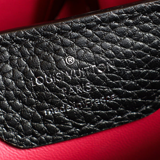 Louis Vuitton Black Capucines BB Python Bag