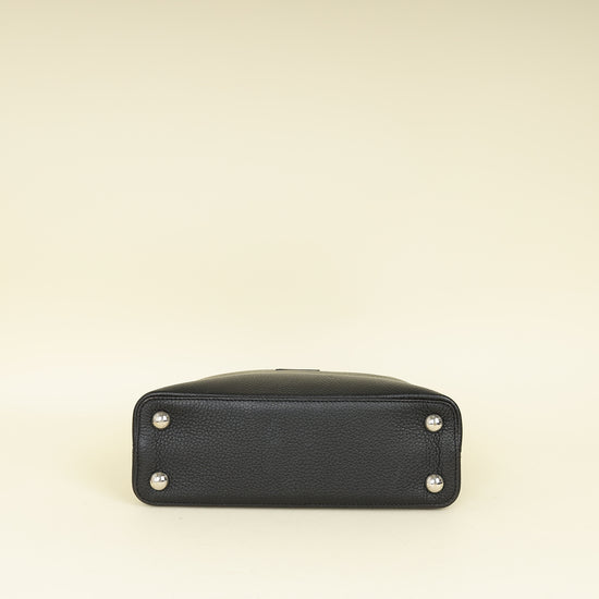 Louis Vuitton Black Capucines BB Python Bag