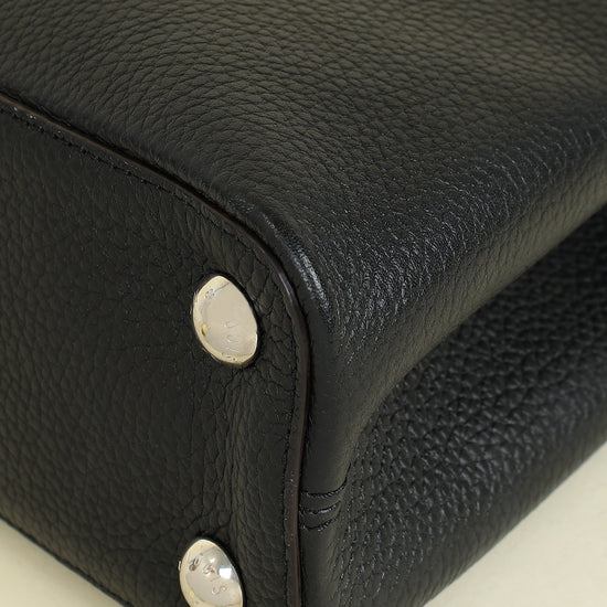 Louis Vuitton Black Capucines BB Python Bag