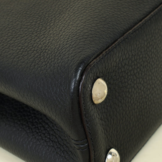 Louis Vuitton Black Capucines BB Python Bag
