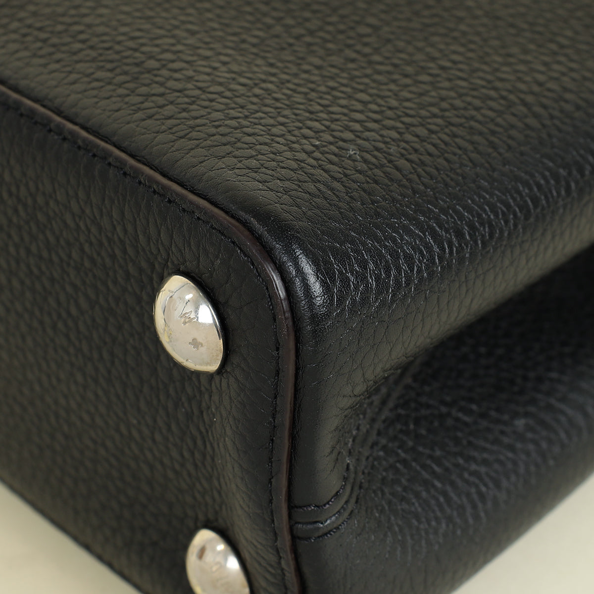 Louis Vuitton Black Capucines BB Python Bag