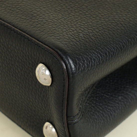 Louis Vuitton Black Capucines BB Python Bag