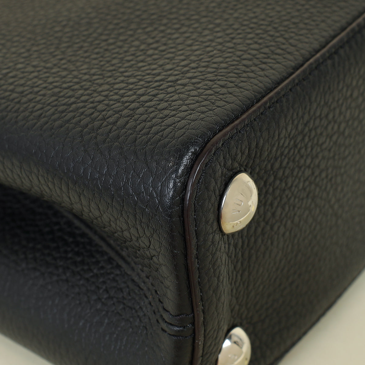 Louis Vuitton Black Capucines BB Python Bag