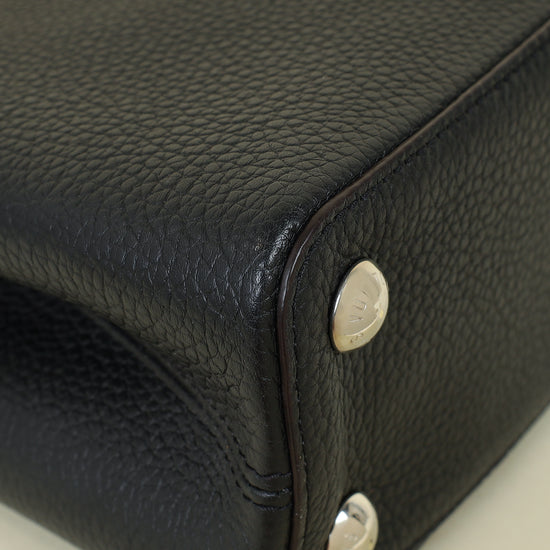 Louis Vuitton Black Capucines BB Python Bag