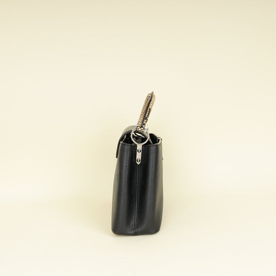 Louis Vuitton Black Capucines BB Python Bag