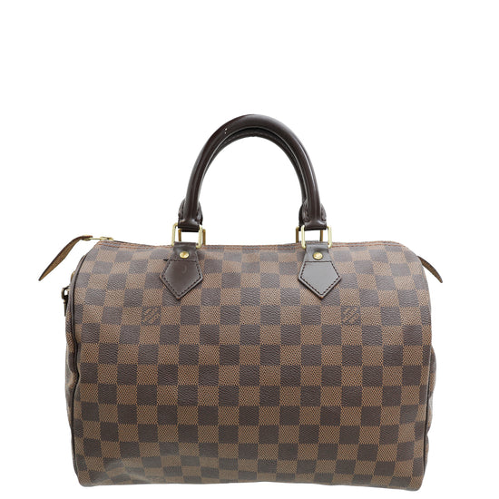 Louis Vuitton Damier Ebene Speedy 30 Bag