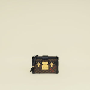 Louis Vuitton Monogram Black Petite Malle Bag