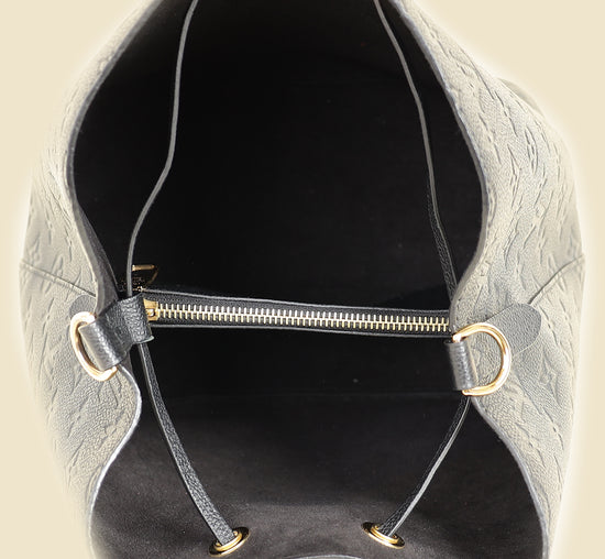 Louis Vuitton Black Monogram Empreinte NéoNoé MM Bag