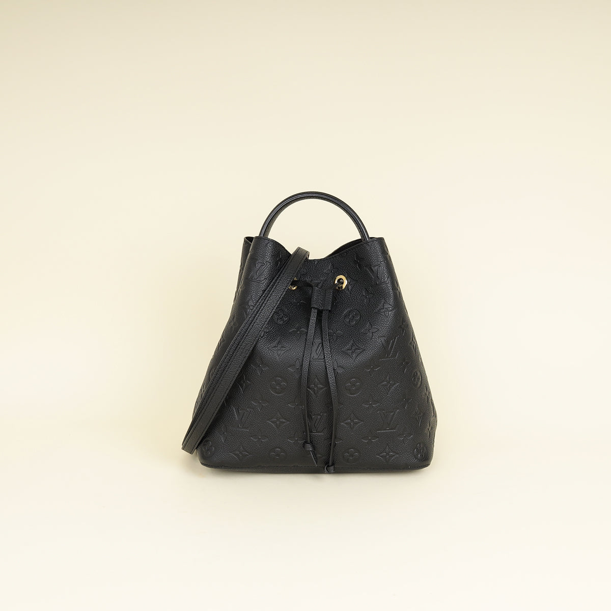 Louis Vuitton Black Monogram Empreinte NéoNoé MM Bag