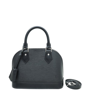 Louis Vuitton Black Alma BB Bag