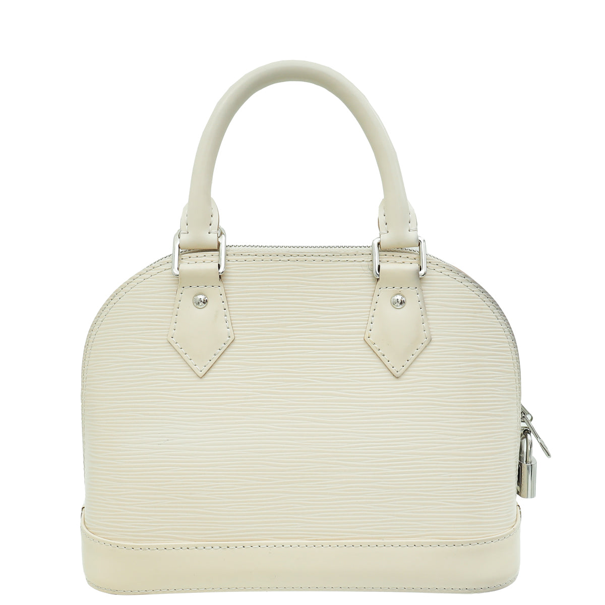 Louis Vuitton Quartz White Sporty Alma BB Bag-Louis Vuitton-THE CLOSET