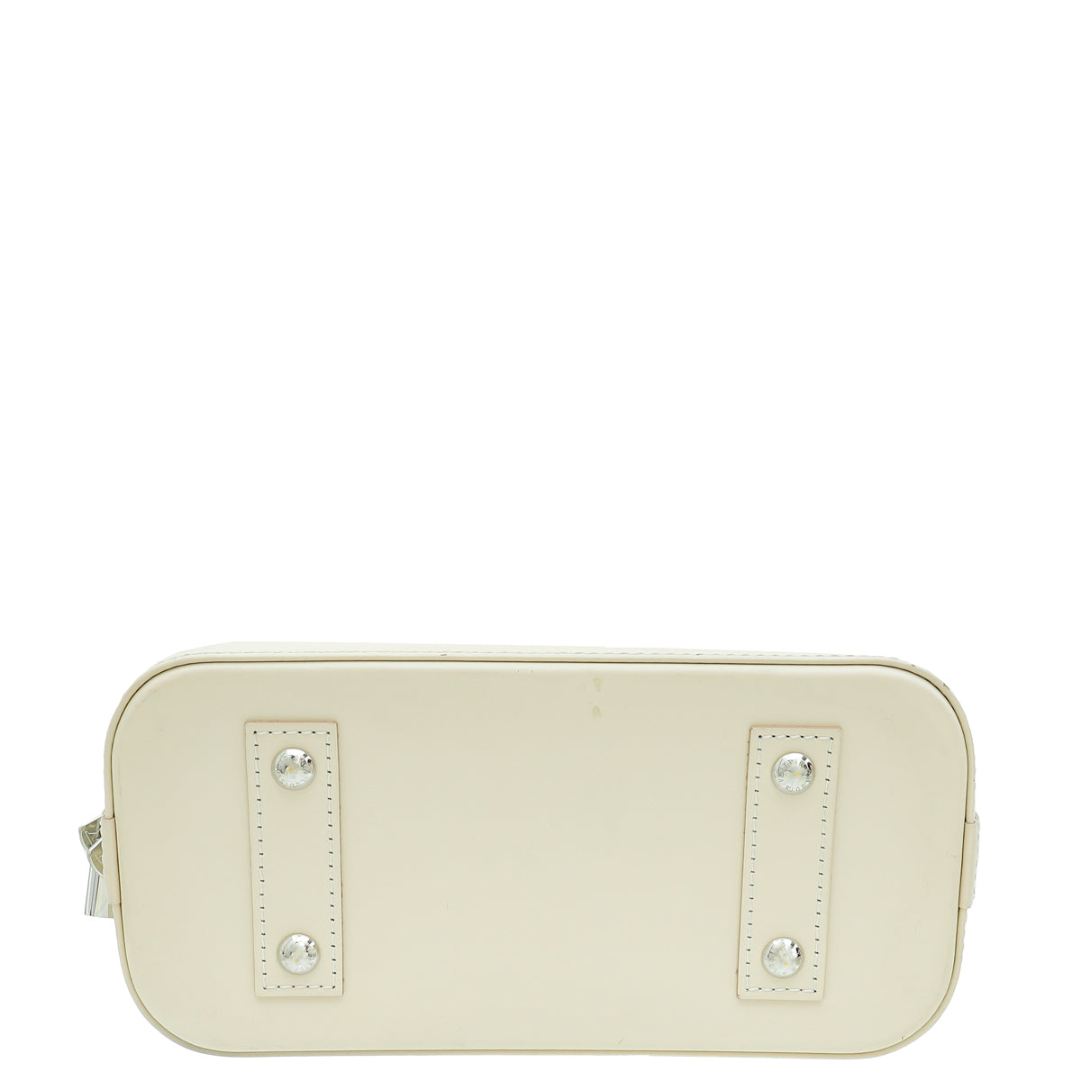 Louis Vuitton Quartz White Sporty Alma BB Bag