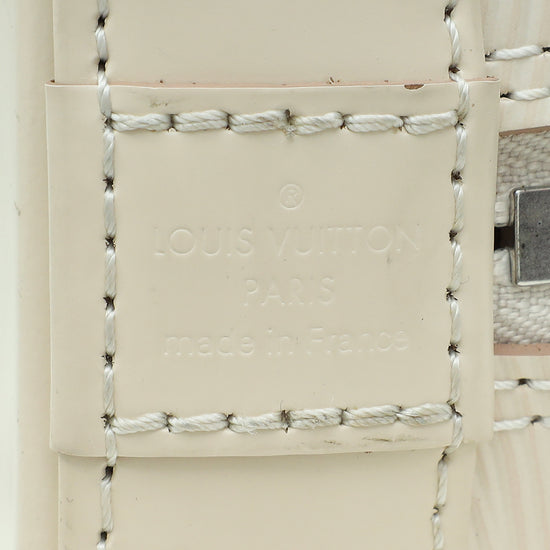 Load image into Gallery viewer, Louis Vuitton Quartz White Sporty Alma BB Bag
