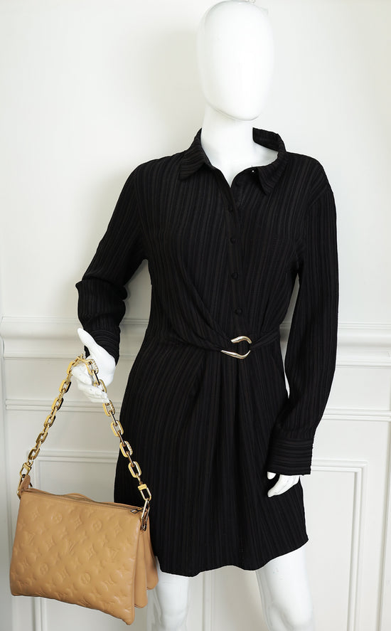 Louis Vuitton Camel Monogram Embossed Puffy Coussin PM Bag