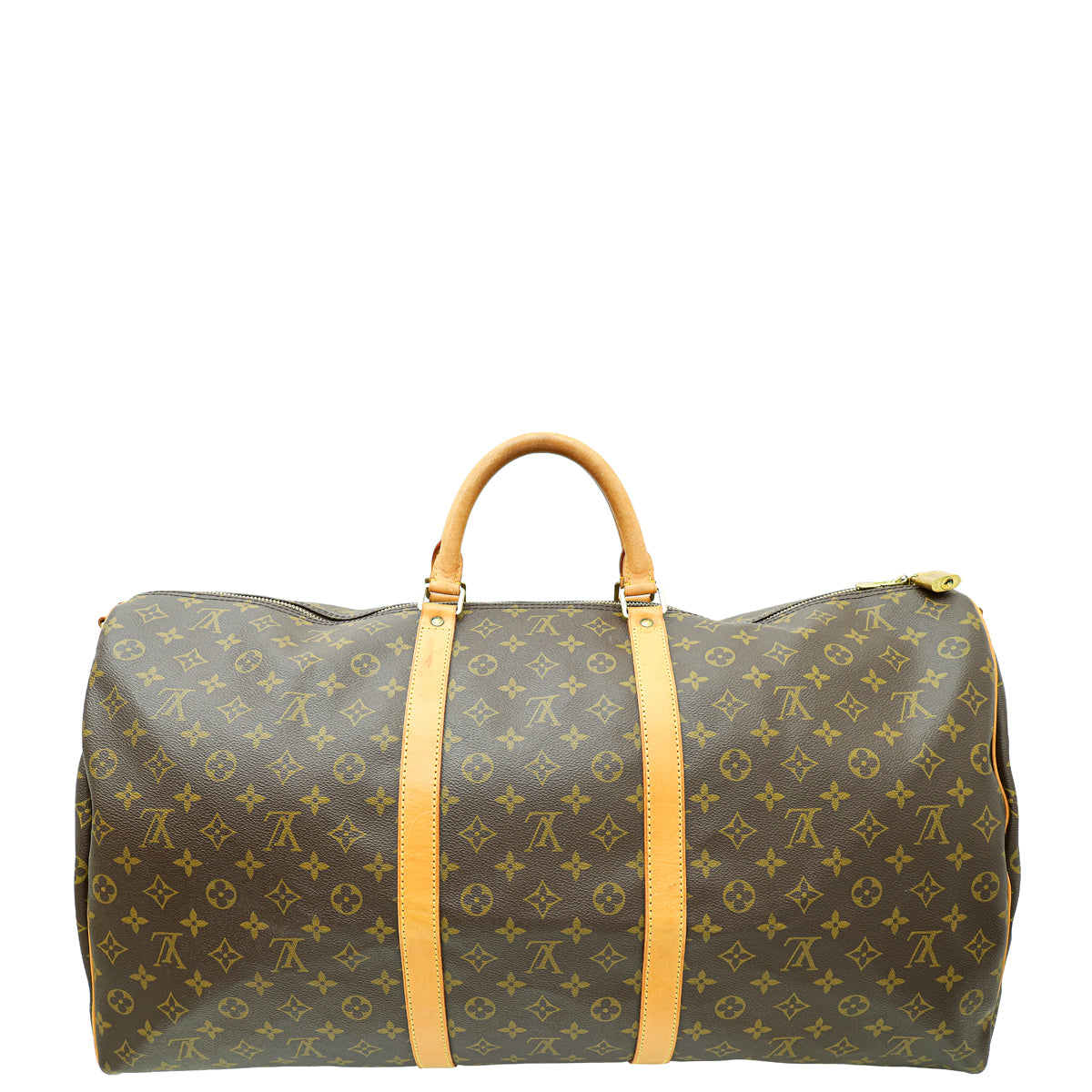 Louis Vuitton Brown Monogram Keepall Bandouliere 60 Bag-Louis Vuitton-THE CLOSET