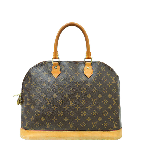 Louis Vuitton Brown Monogram Alma GM Bag