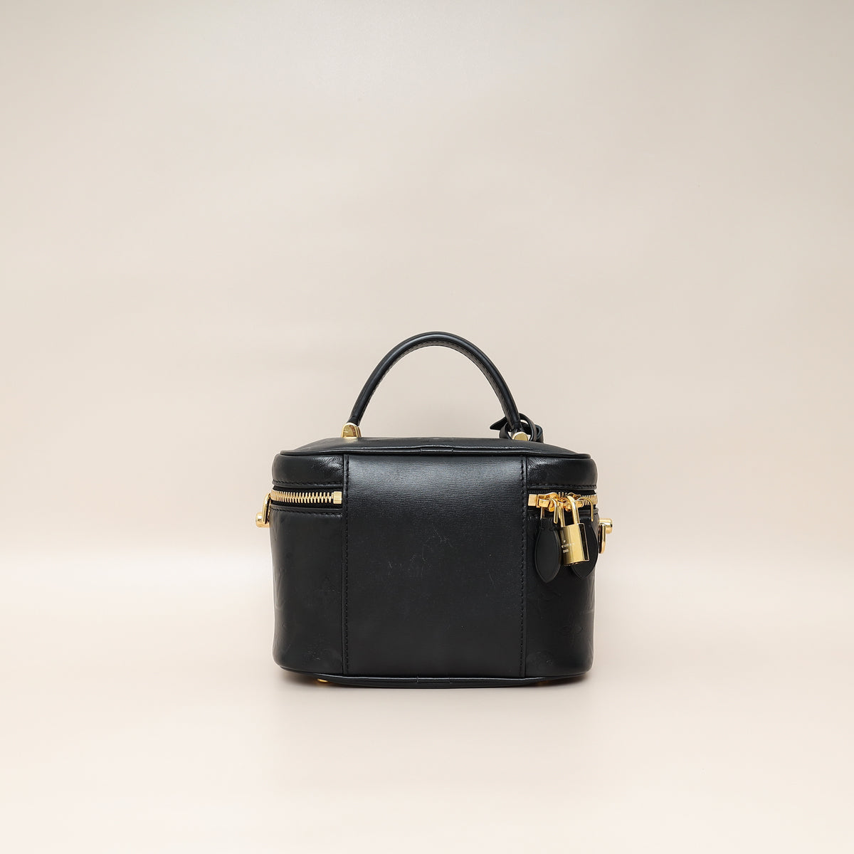 Louis Vuitton Black Monogram Ink Embossed Vanity PM Bag-Louis Vuitton-THE CLOSET