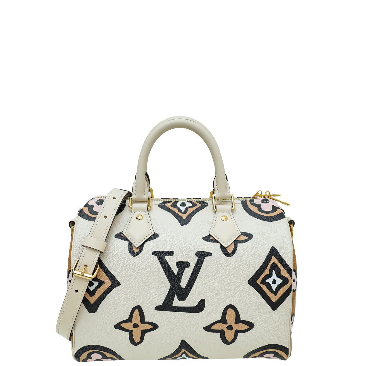 Louis Vuitton Bicolor Giant Wild At Heart Speedy Bandouliere 25 Bag-Louis Vuitton-THE CLOSET